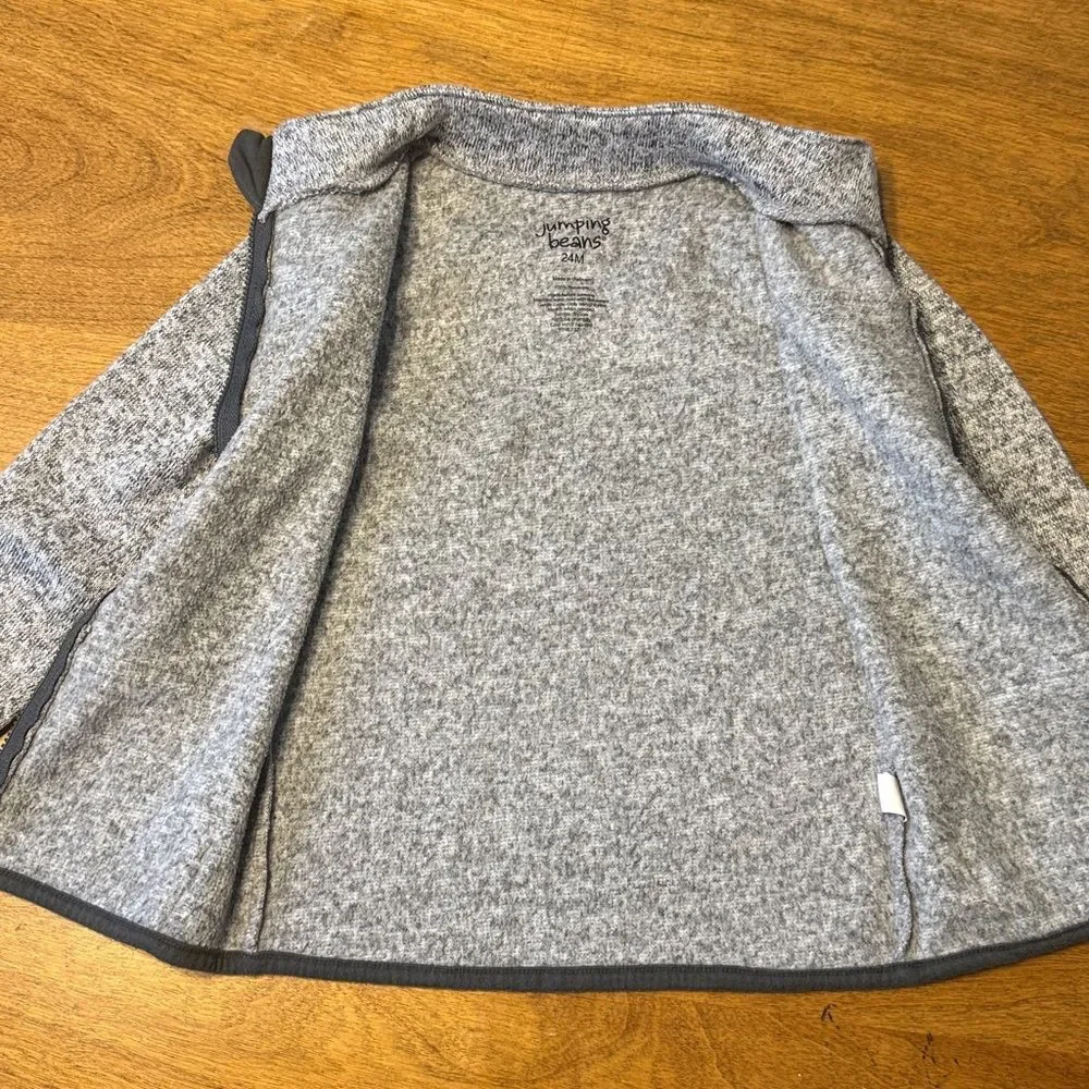 Jumping Beans Heathered Gray Kids Sweater